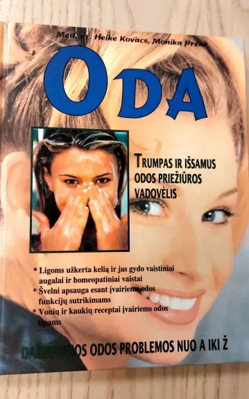 Oda. Trumpas ir išsamus odos priežiūros vadovėlis - Heike Kovacs, Monika Preuk, knyga 1