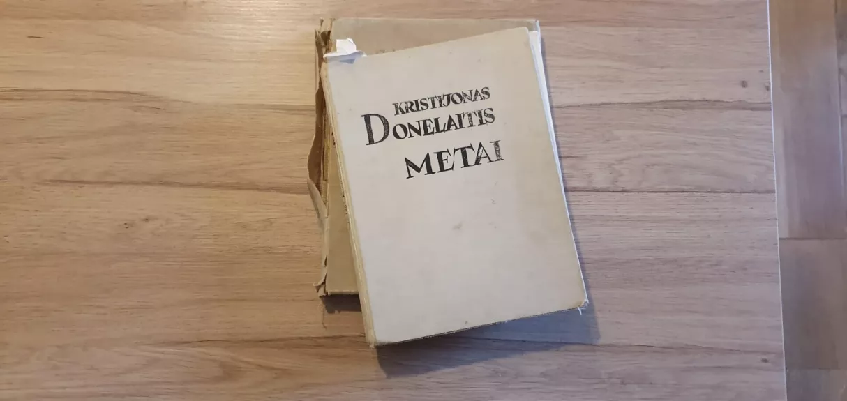 METAI - Kristijonas Donelaitis, knyga