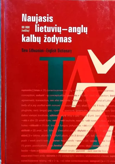 Naujasis lietuvių-anglų kalbų žodynas - Bronius Piesarskas, knyga