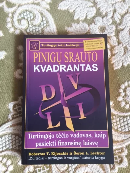 PINIGŲ SRAUTO KVADRANTAS.  Turtingojo tėčio vadovas, kaip pasiekti finansinę laisvę