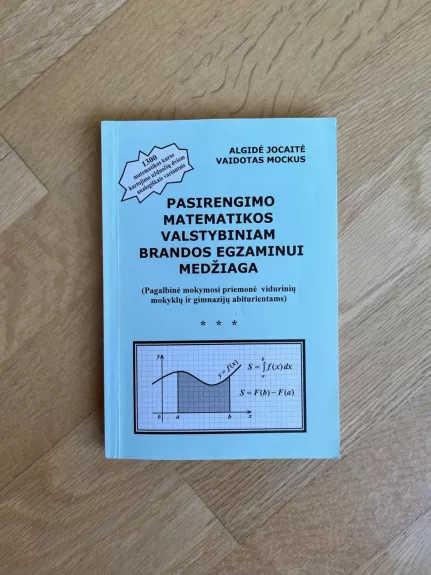 Pasirengimo matematikos valstybiniam brandos egzaminui medžiaga - Vaidotas Mockus, knyga