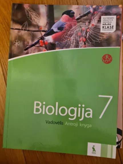 Biologija. Vadovėlis 7 klasei. Antroji knyga, serija Šok - J. Mikulevičiūtė, M.  Purlienė, K.  Grinkevičius, knyga