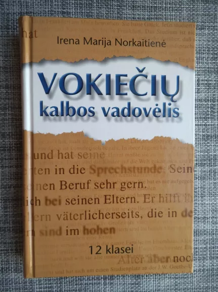 Vokiečių kalbos vadovėlis 12 klasei