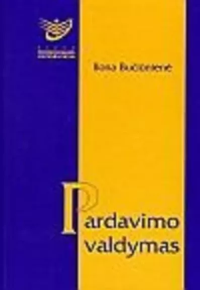 Pardavimo valdymas - Ilona Bučiūnienė, knyga