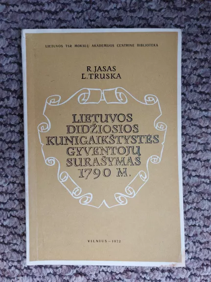 Lietuvos Didžiosios kunigaikštystės gyventojų surašymas 1790 m.