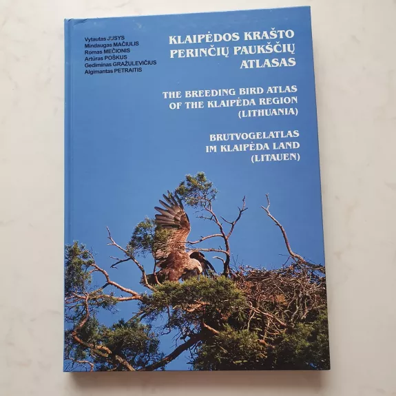 Klaipėdos krašto perinčių paukščių atlasas - Vytautas Jusys, knyga