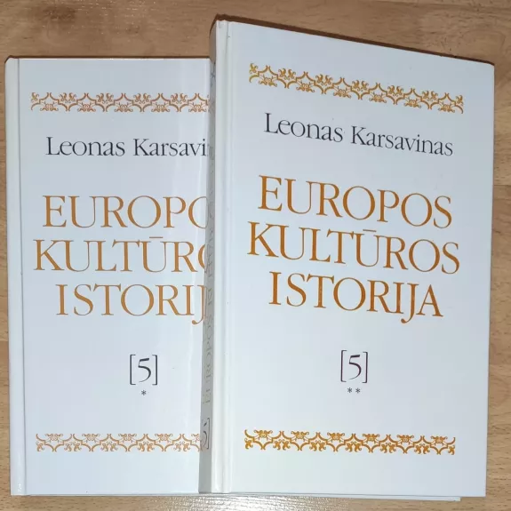 Europos kultūros istorija 5 T. (1-2 knygos)