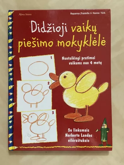 Didžioji vaikų piešimo mokyklėlė - Rosanna Pradella, knyga
