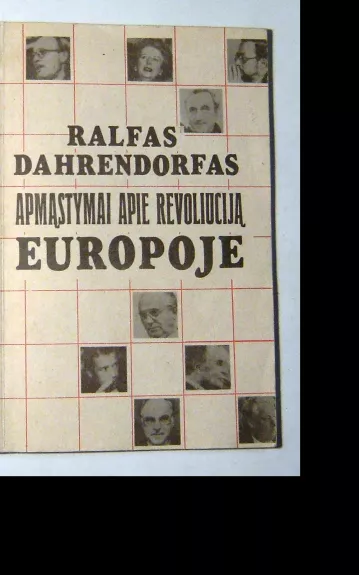 Apmąstymai apie revoliuciją Europoje - Ralfas Dahrendorfas, knyga