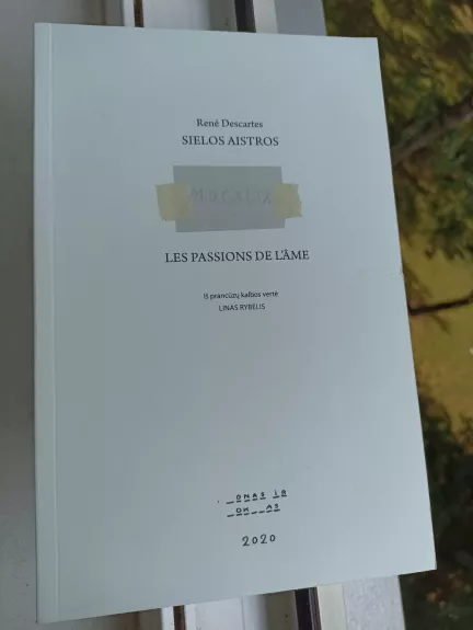 Sielos aistros. Les passions de l'âme - Rene Descartes, knyga 1