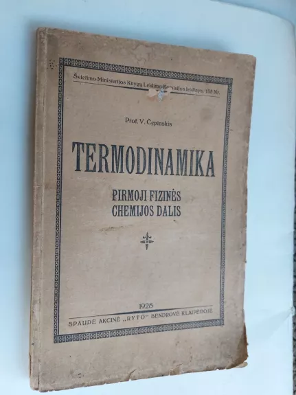 Termodinamika - V. Čepinskis, knyga