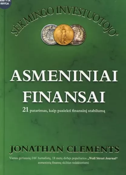 Sėkmingo investuotojo asmeniniai finansai - Jonathan Clements, knyga