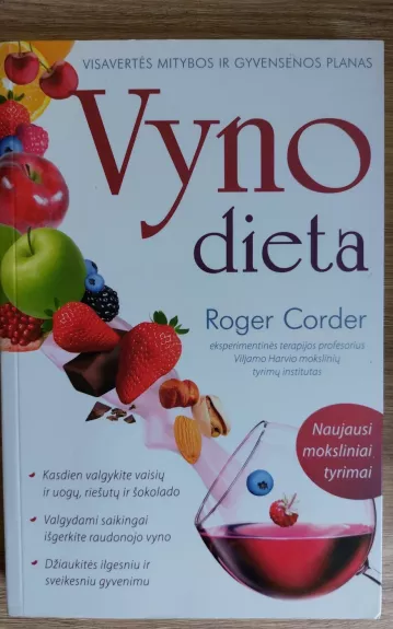 Vyno dieta - Roger Corder, knyga