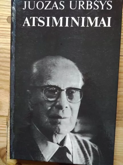 Atsiminimai - Juozas Urbšys, knyga