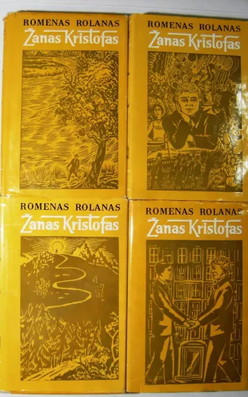 Žanas Kristofas (4 tomai) - Romenas Rolanas, knyga