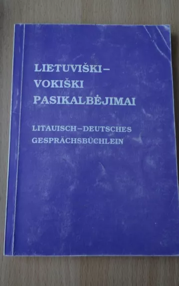 Lietuviški - vokiški pasikalbėjimai - J. Križinauskas, knyga