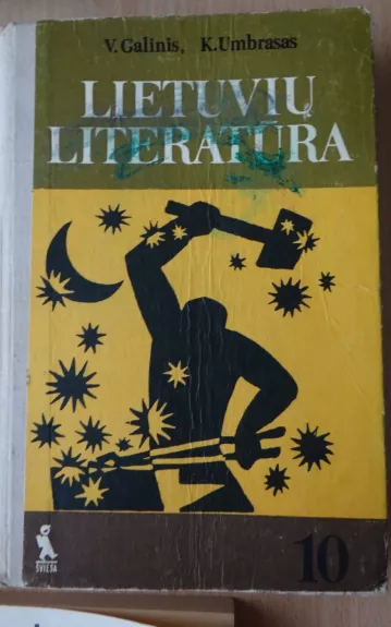 Lietuvių literatūra 10 klasei - V. Galinis, knyga