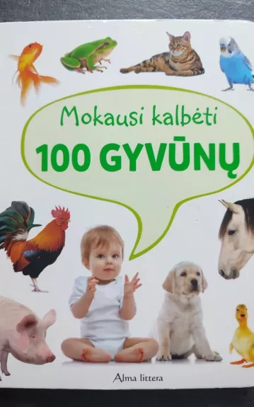 100 gyvūnų: mokausi kalbėti - Lina Lebednikaitė, knyga