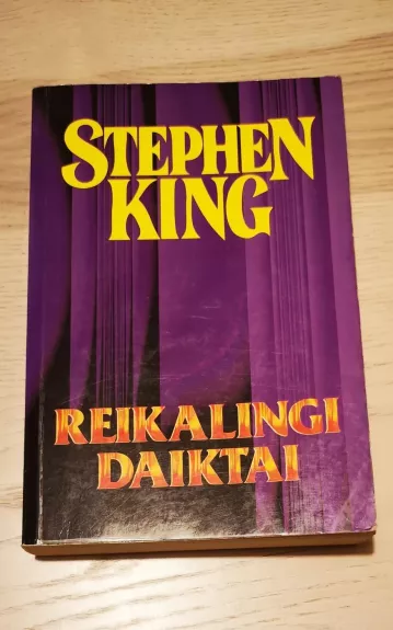 Reikalingi daiktai (20) - Stephen King, knyga 1