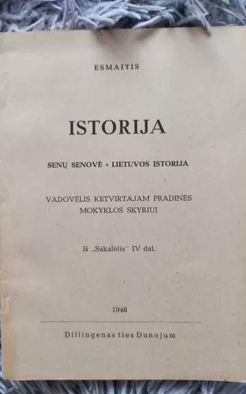 Istorija. Senų senovė- Lietuvos istorija