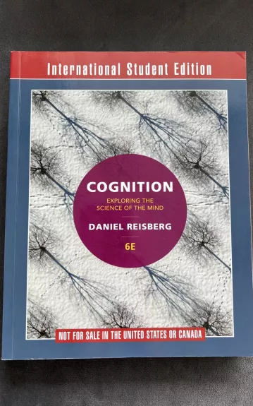 Cognition Exploring the Science of the Mind 6th edition - Daniel Reisberg, knyga
