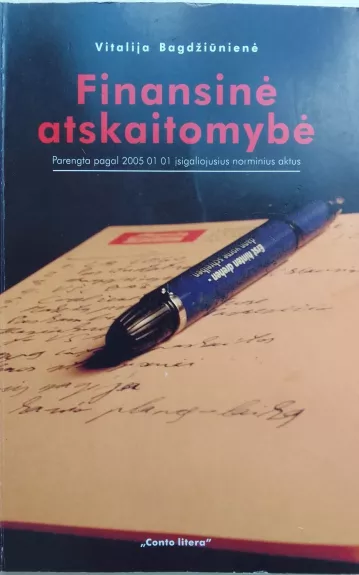 Finansinė atskaitomybė - Vitalija Bagdžiūnienė, knyga 1