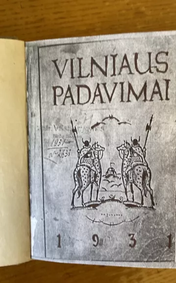 Vilniaus padavimai - P. Vingis, knyga 1