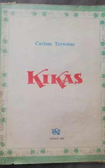 Kikas - Č. Torsonas, knyga