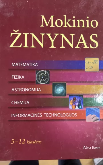 Mokinio žinynas 5-12kl II leidiimas 2018m