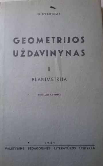 Geometrijos uždavinynas(planimetrija)