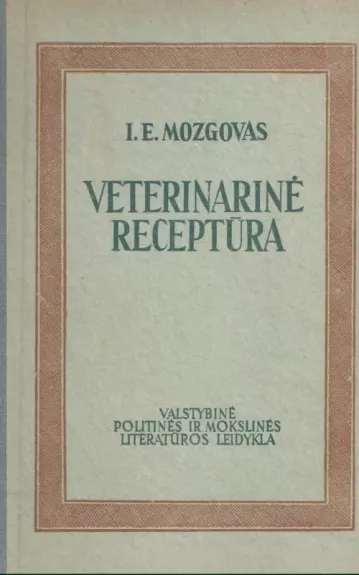 Veterinarinė Receptūra