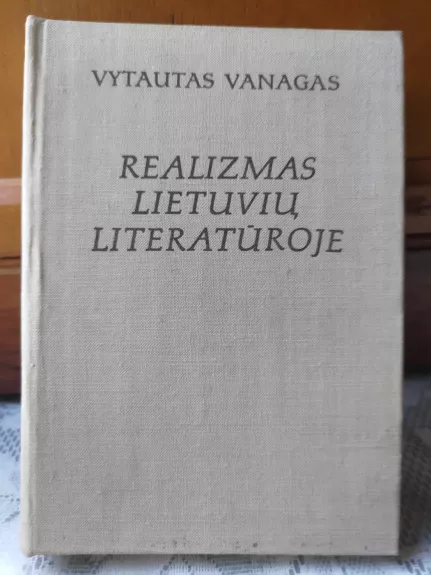 Realizmas lietuvių literatūroje - Vytautas Vanagas, knyga