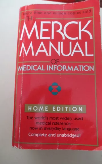 Merck Manual of Medical Information: Home Edition 1999