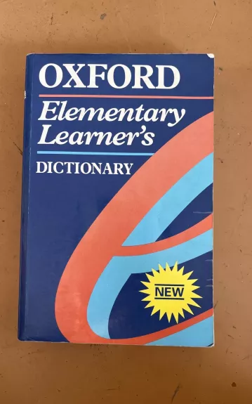 Elementary learner's dictionary - Dictionaries Oxford, knyga 1