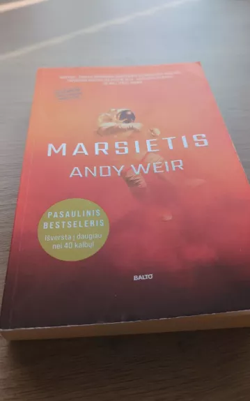 Marsietis - Andy Weir, knyga