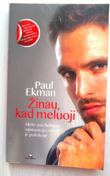 Žinau, kad meluoji. Melo psichologija santuokoje, versle ir politikoje - Paul Ekman, knyga