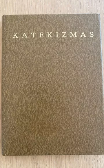 Katekizmas - P. Tamulevičius, knyga