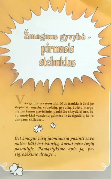Žmogaus gyvybė – pirmasis stebuklas