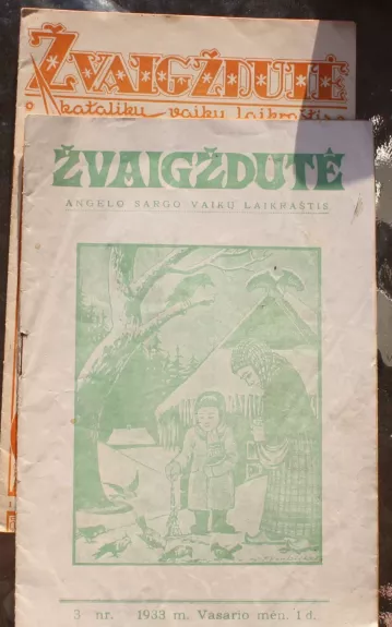 Žvaigždutė, 1933-nr.3, 1936-nr.1. Vaikų žurnalai.