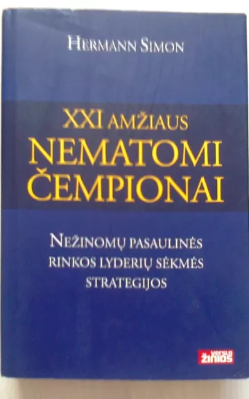 XXI amžiaus Nematomi čempionai - Hermann Simon, knyga