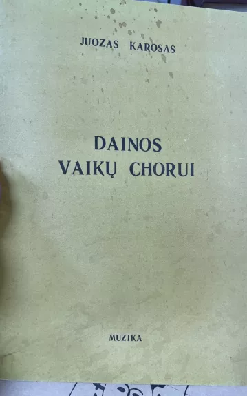 Dainos vaikų chorui