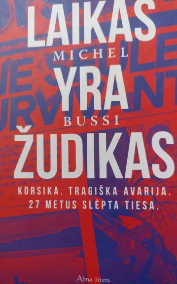 Laikas yra žudikas - Michel Bussi, knyga