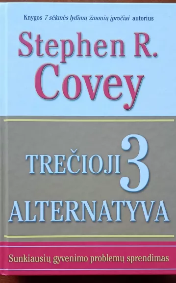 Trečioji alternatyva - Stephen R. Covey, knyga