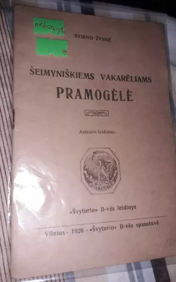 Šeimyniškiems vakarėliams PRAMOGĖLĖ - Autorių Kolektyvas, knyga