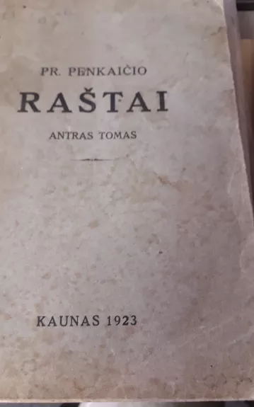 Raštai. Antras tomas.
