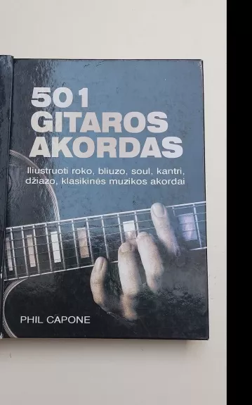 501 gitaros akordas - Phil Capone, knyga
