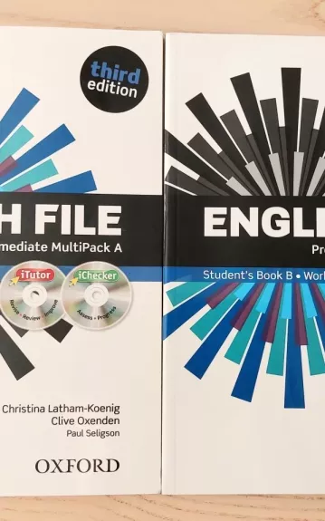 ENGLISH FILE: Pre-intermediate Student's Book (with DVD ROM). Third edition. - Christina Latham-Koenig, knyga 1