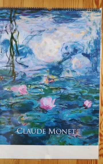 2012 m. kalendorius Claude Monet