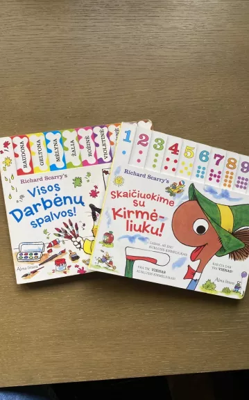 Skaičiuokime su Kirmėliuku - Richard Scarry, knyga 1