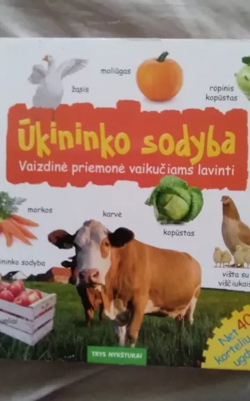 Ūkininko sodyba Vaizdinė priemonė vaikučiams lavinti (Tik paveiksliukai)